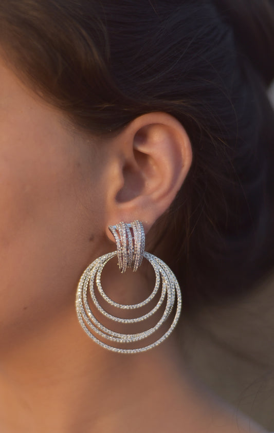 Shreeya Earrings - Two way wearable