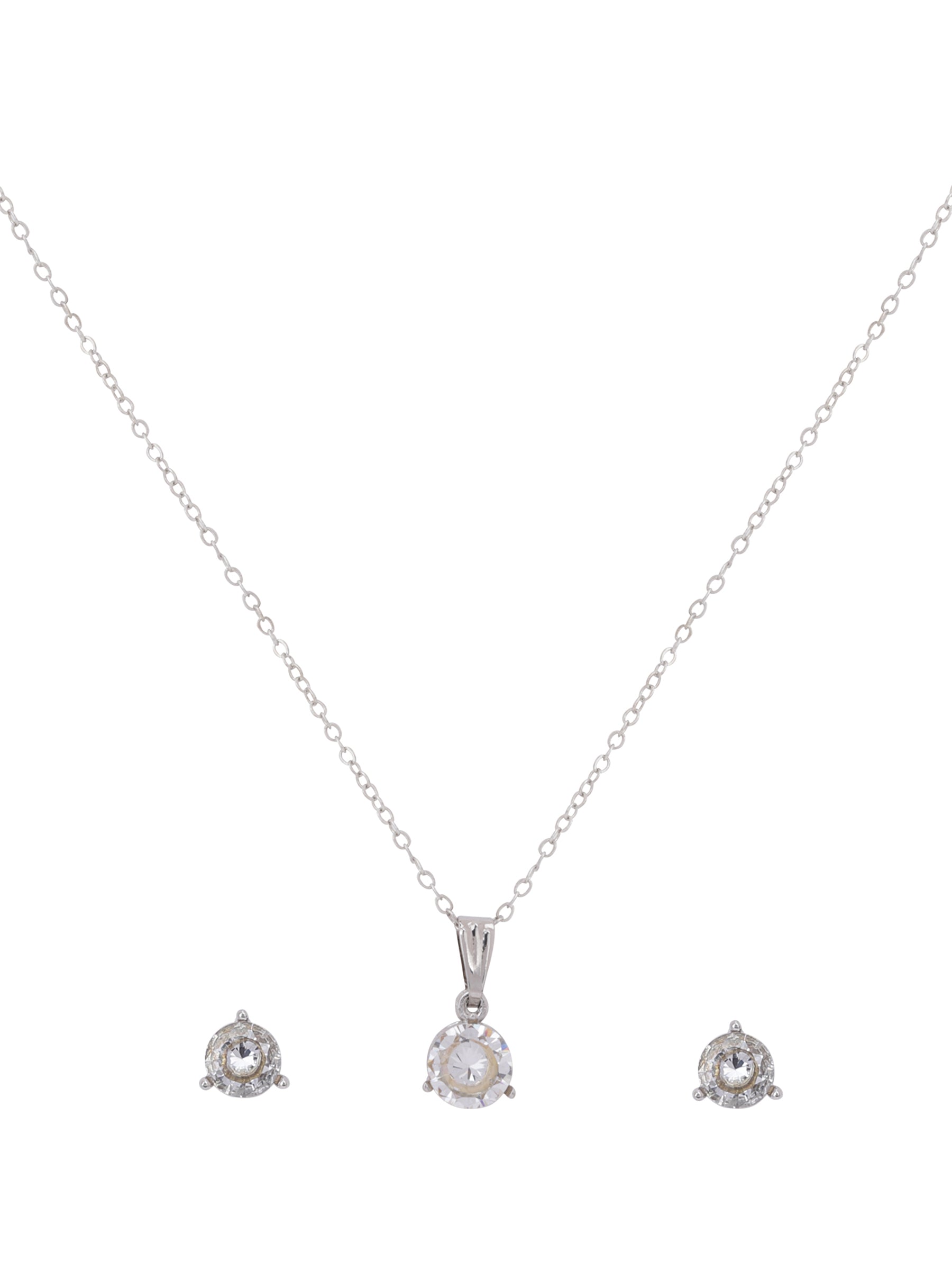 Cz on sale solitaire pendant