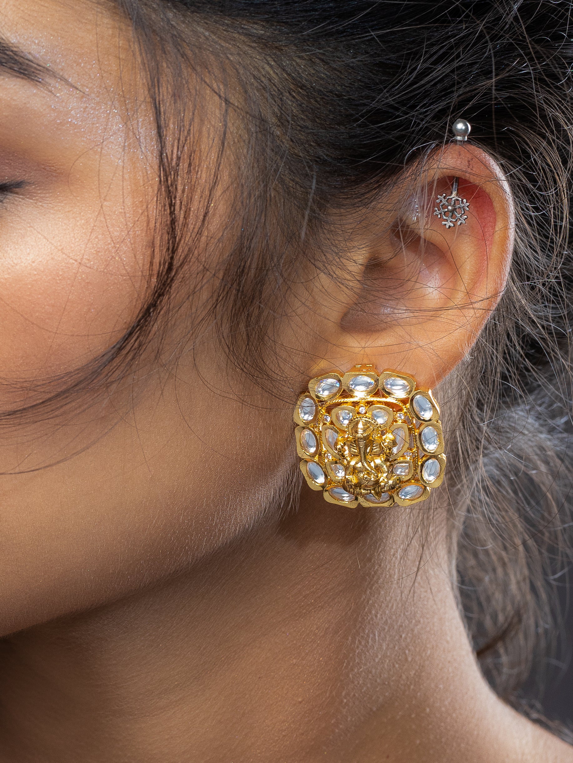 Ganesha earrings on sale